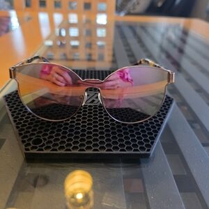 Karen Walker Star Sailor Superstar Sunglasses - Rose Gold Frame